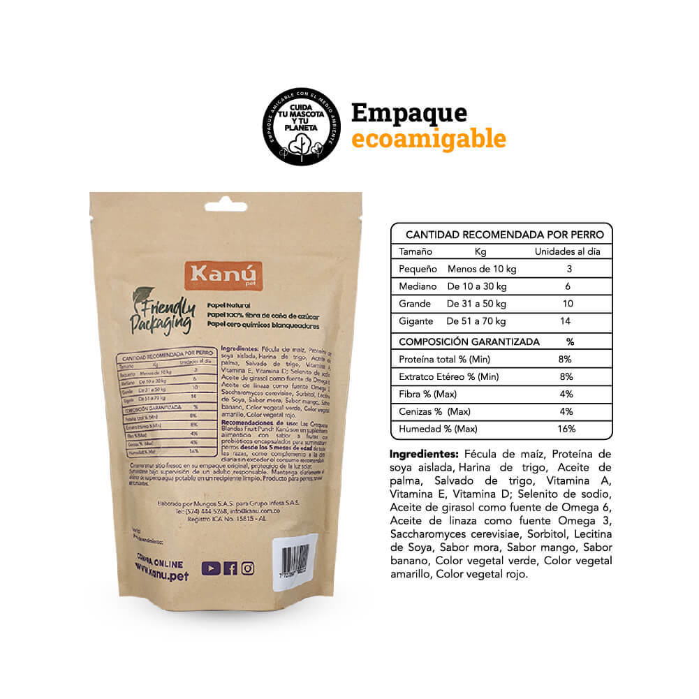 Galleta Fruit Punch para perros