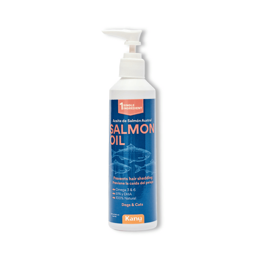 Suplemento Aceite de Salmón 100% Natural para Perros y Gatos Adultos
