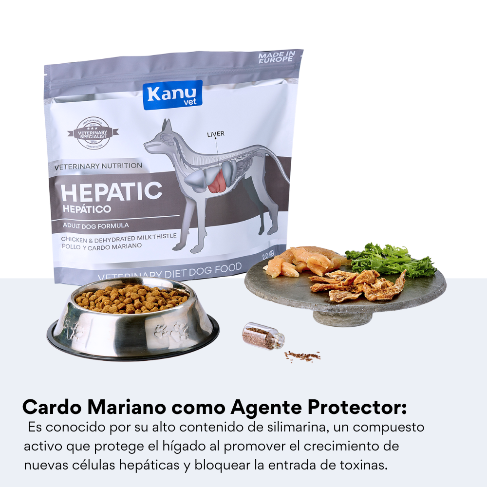 Alimento Medicado Kanu Vet Hepático para Perro Adultos