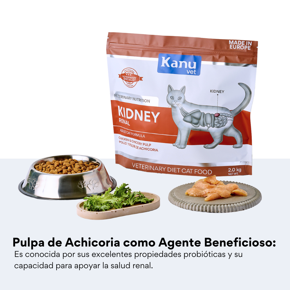 Alimento Medicado Kanu Vet Renal para Gato Adultos